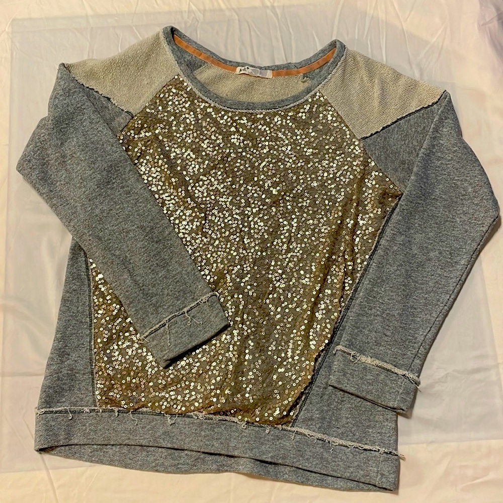 Crew Neck Sparkle Sweater